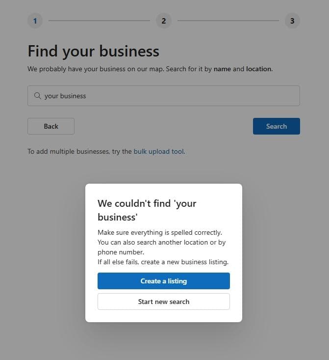 Search for Your Business